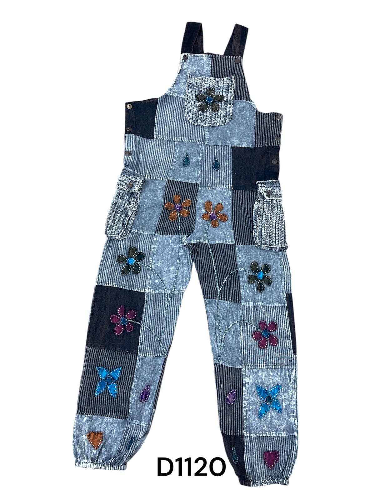 Artwork Floral Jumpsuit Overall