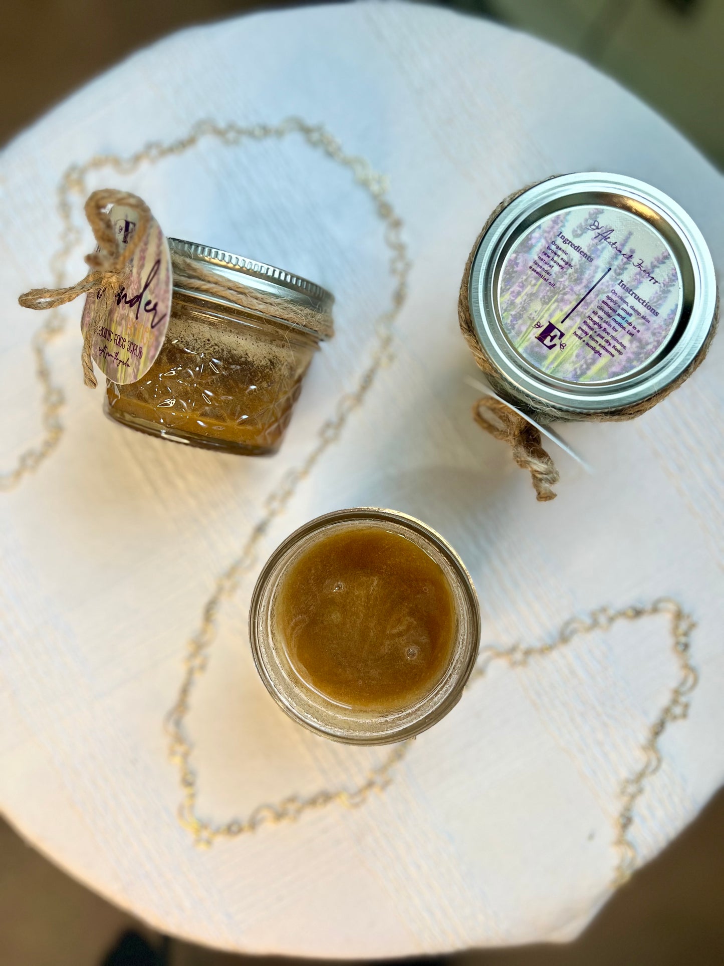 Lavender + Honey Facial Scrub 40z