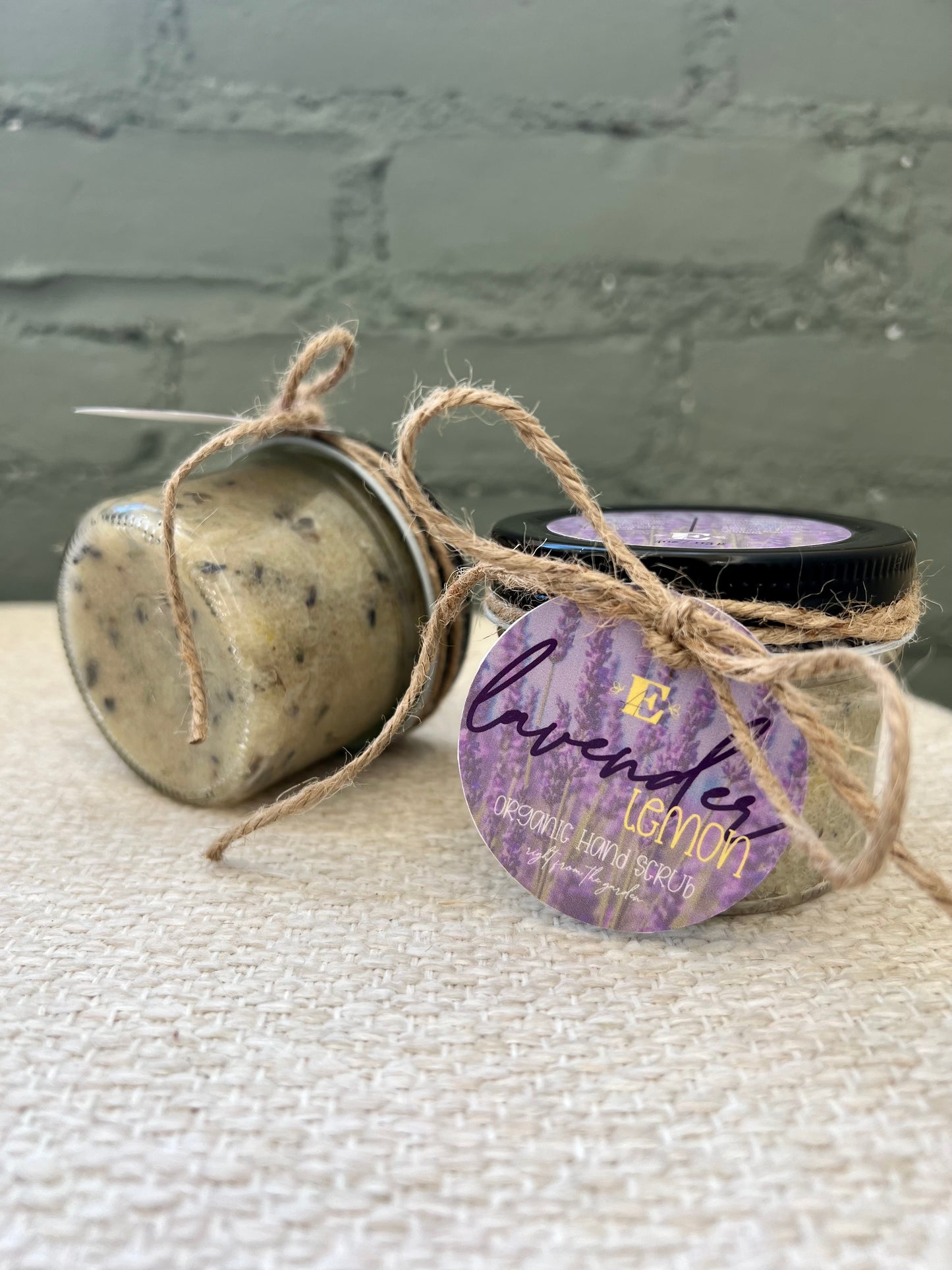 Lavender and Lemon Organic Hand Scrub 4oz