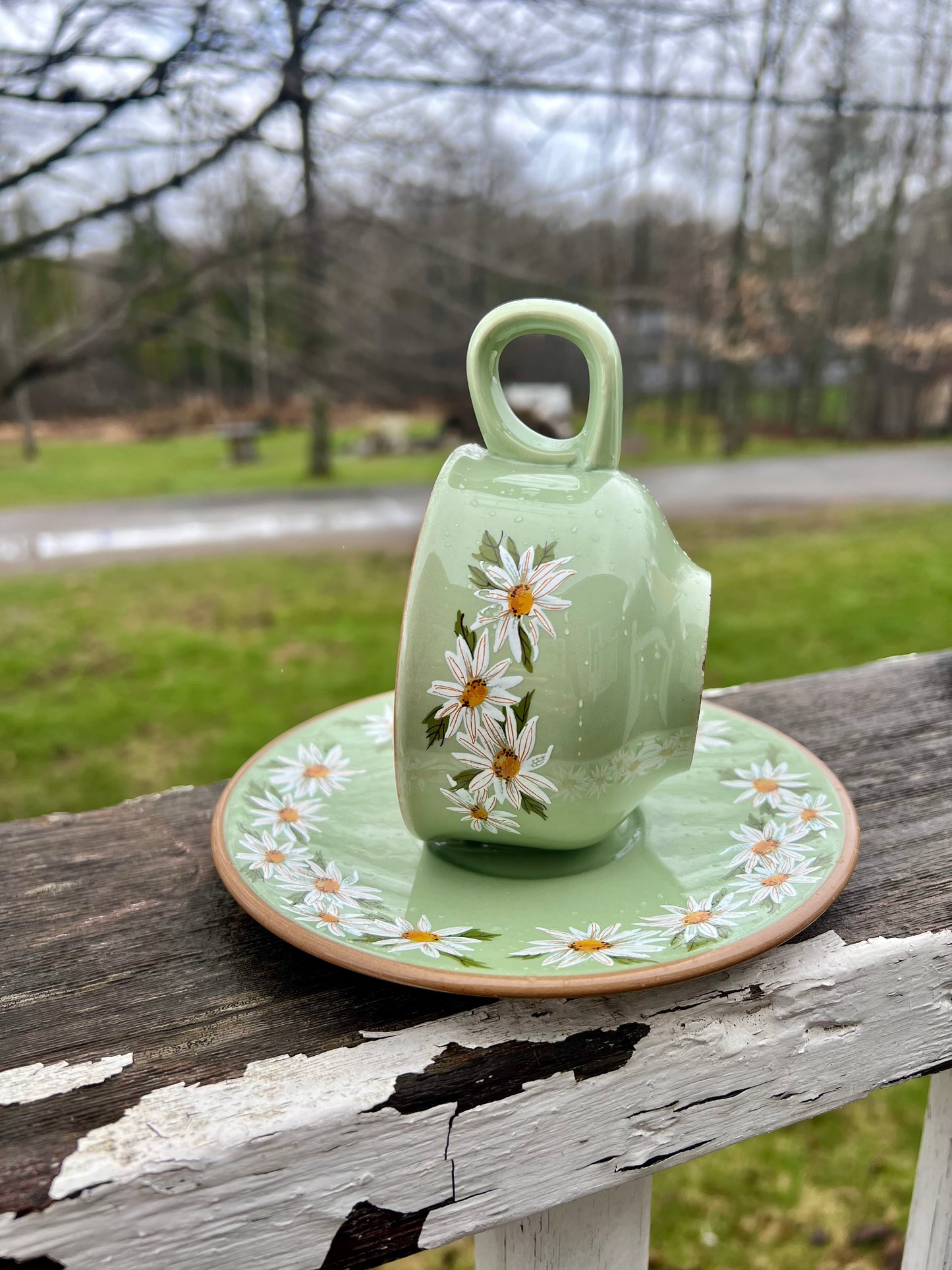 Tea Cup Bird Feeder