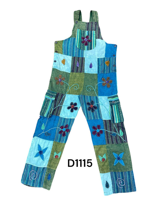 Jungle Queen Crazy Artwork Flowers Overall