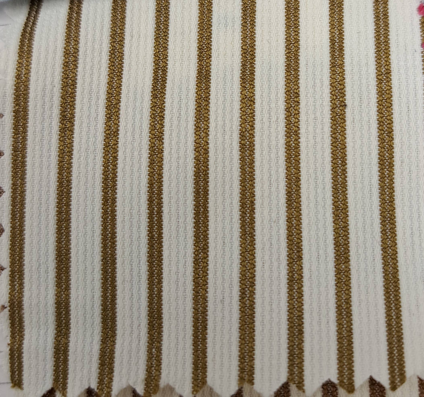 STRIPE SLEEVELESS RUFFLE JUMPSUIT