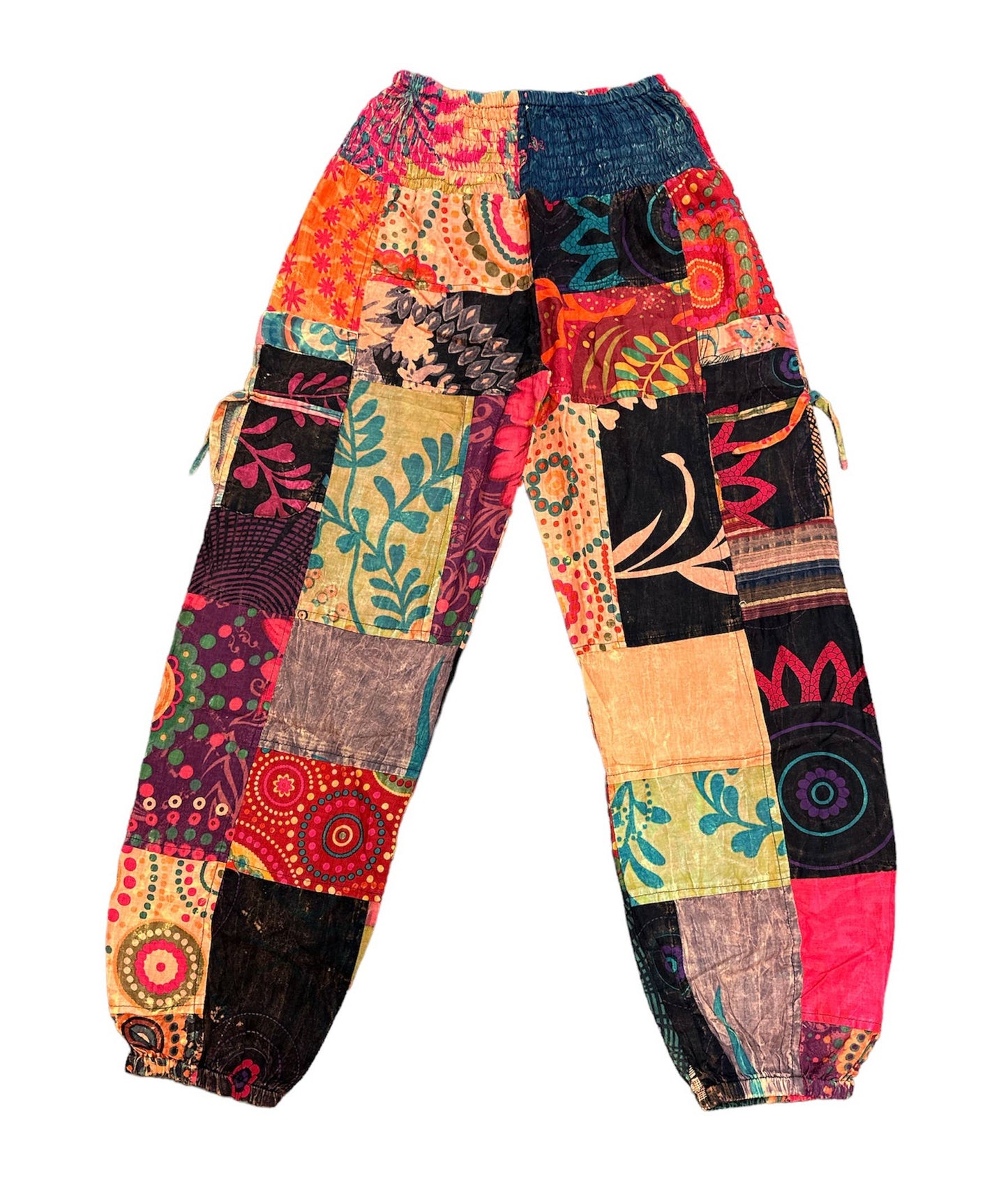 Himalayan Orange Floral Pants HF02